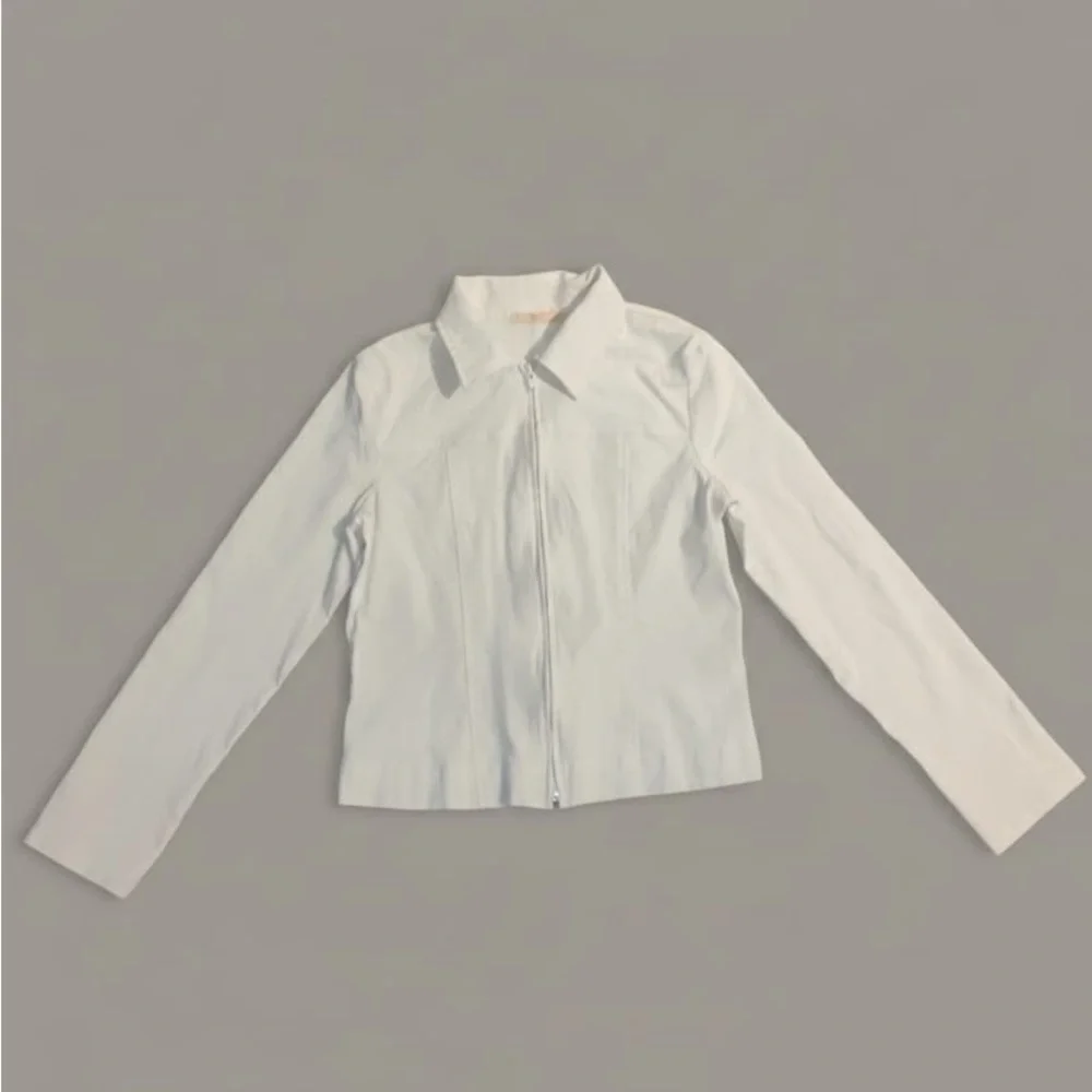 Forever 21 Cream Zip-Up Jacket - Picture 6 of 9
